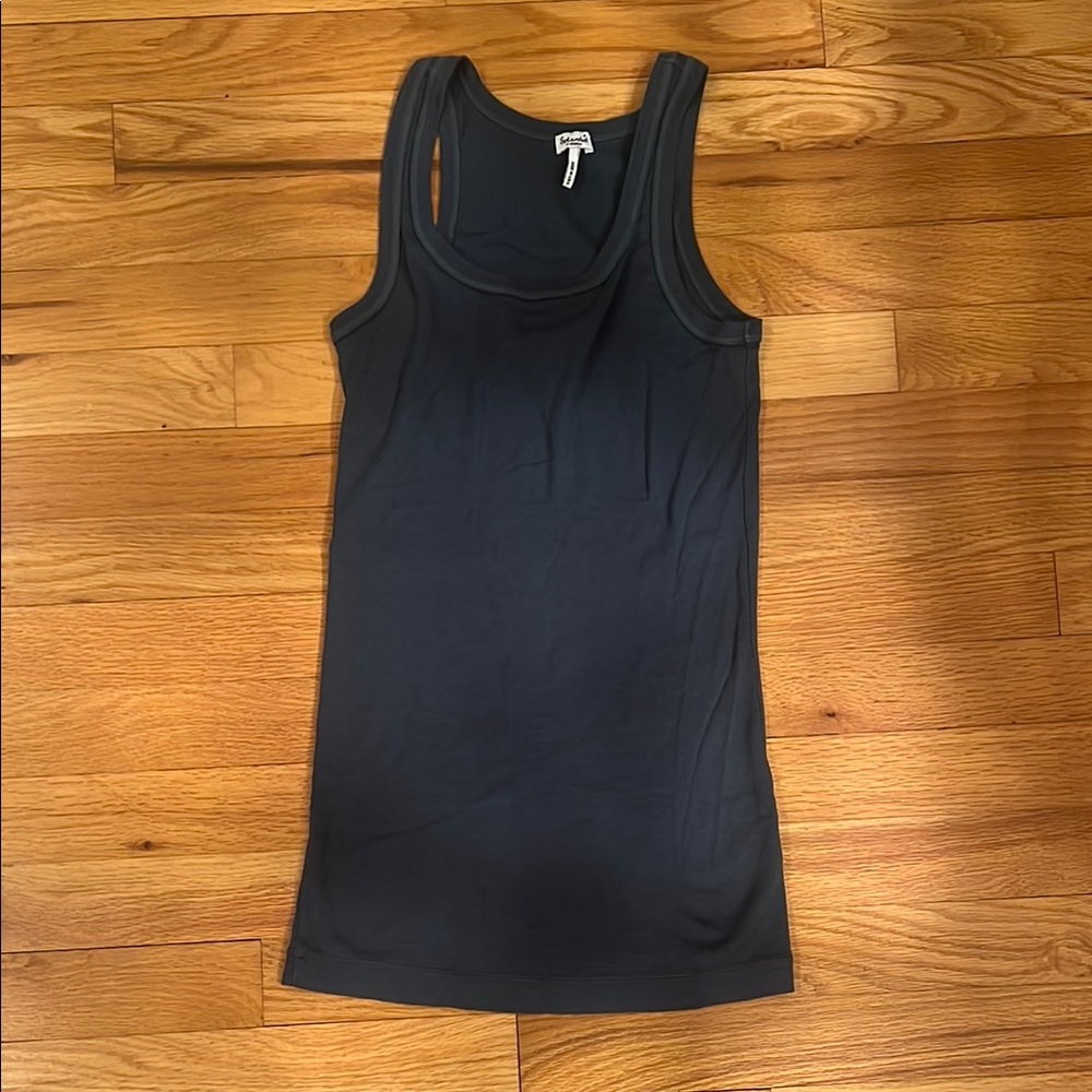 Splendid Blue Women’s Fitted Sleeveless Tank Top - Size XS